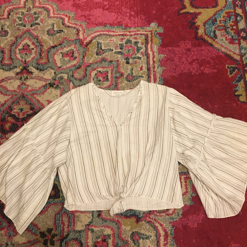 Lavender Field Boho Beachy festival top size m